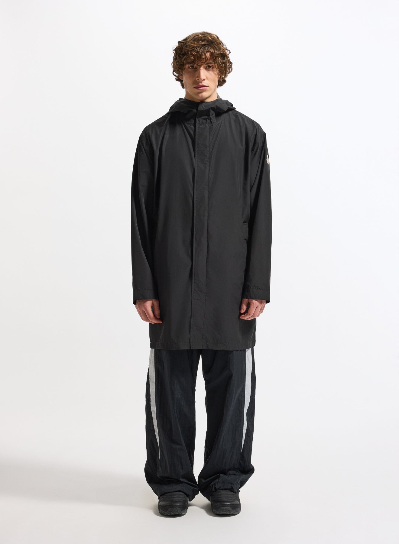 Parka longue imperméable unisexe Pyrenex Eissaure noire homme