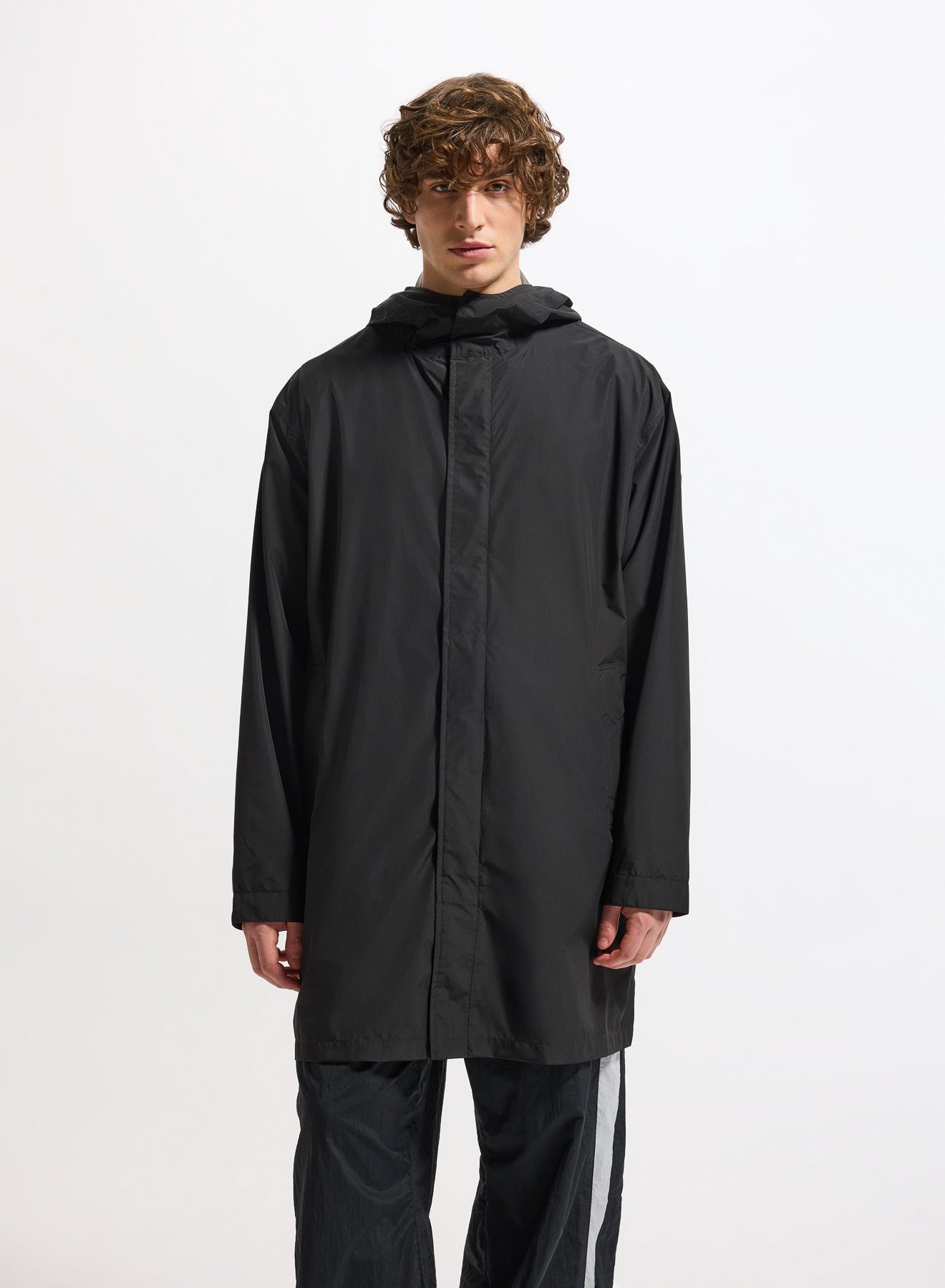 Parka longue imperméable unisexe Pyrenex Eissaure noire-4