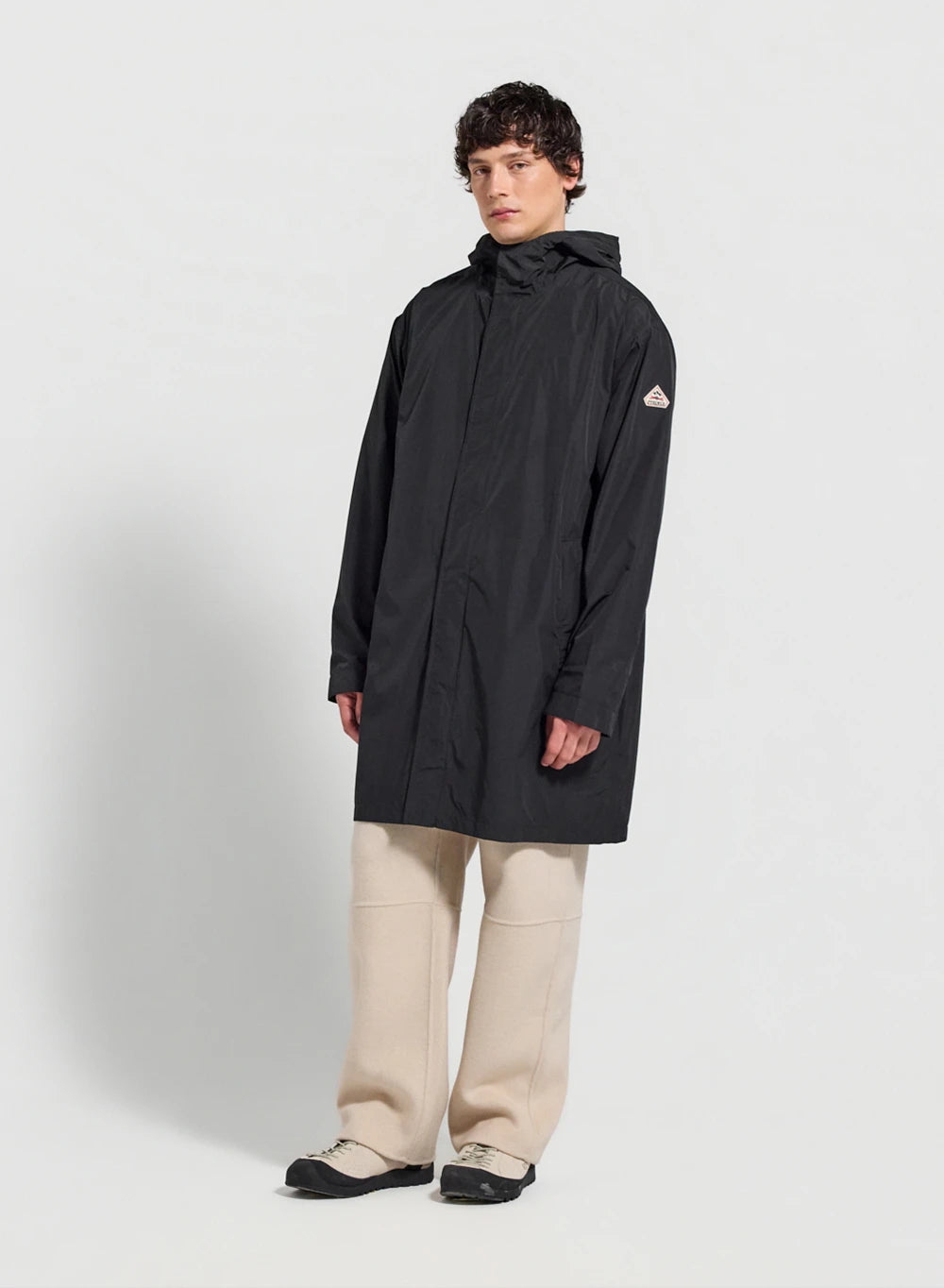 Lange wasserdichte Unisex-Parka Pyrenex Eissaure schwarz-3