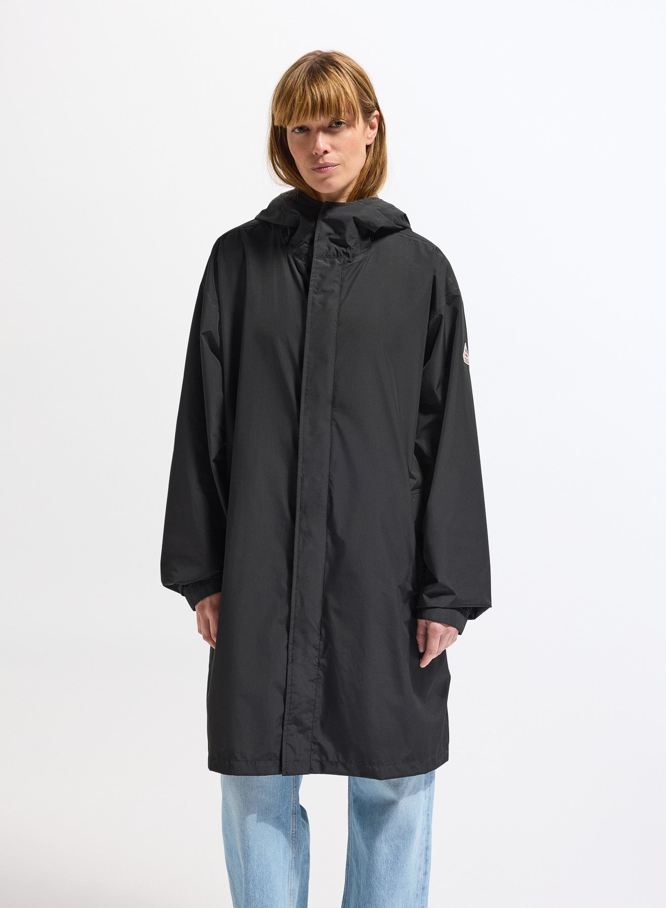 Parka longue imperméable unisexe Pyrenex Eissaure noire femme