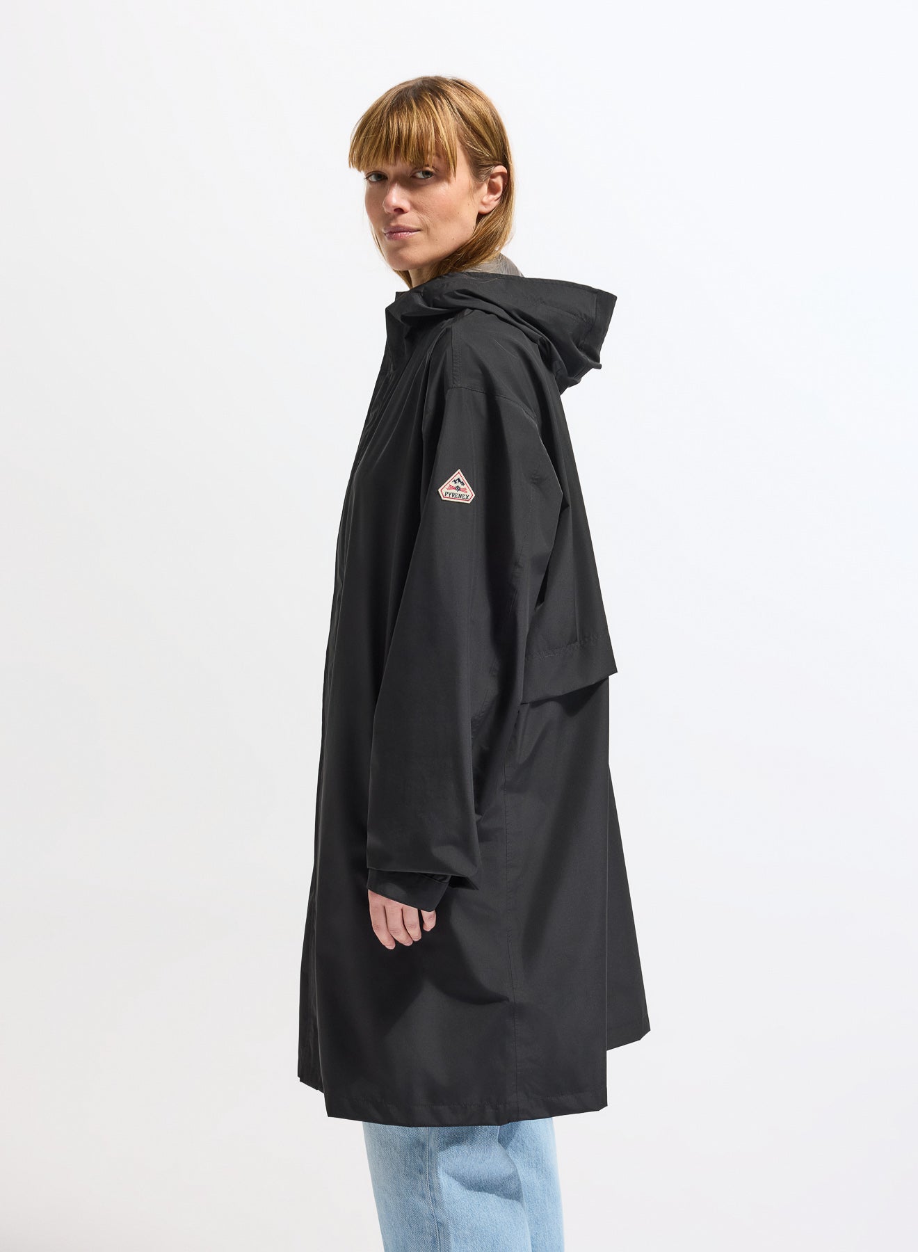 Parka longue imperméable unisexe Pyrenex Eissaure noire-5
