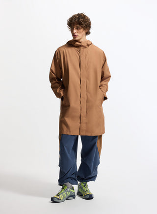 Long waterproof unisex parka Pyrenex Eissaure brown