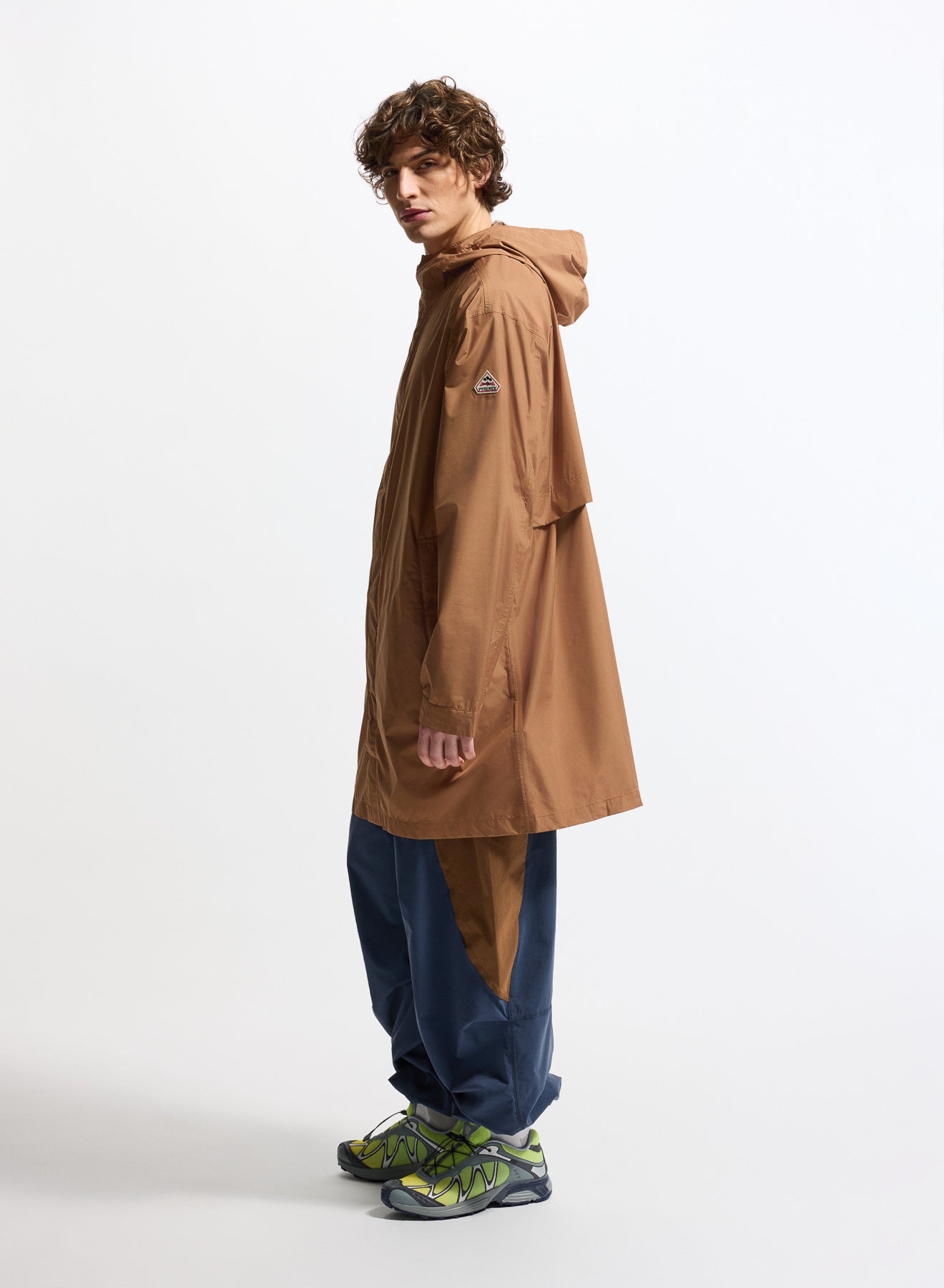 Parka longue imperméable unisexe Pyrenex Eissaure marron-6