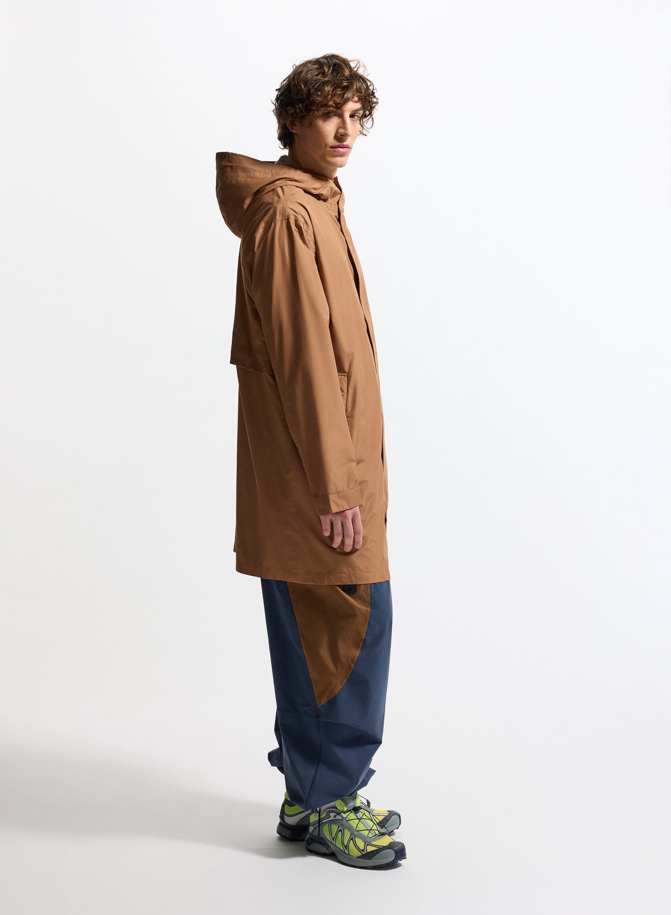 Parka longue imperméable unisexe Pyrenex Eissaure marron-7