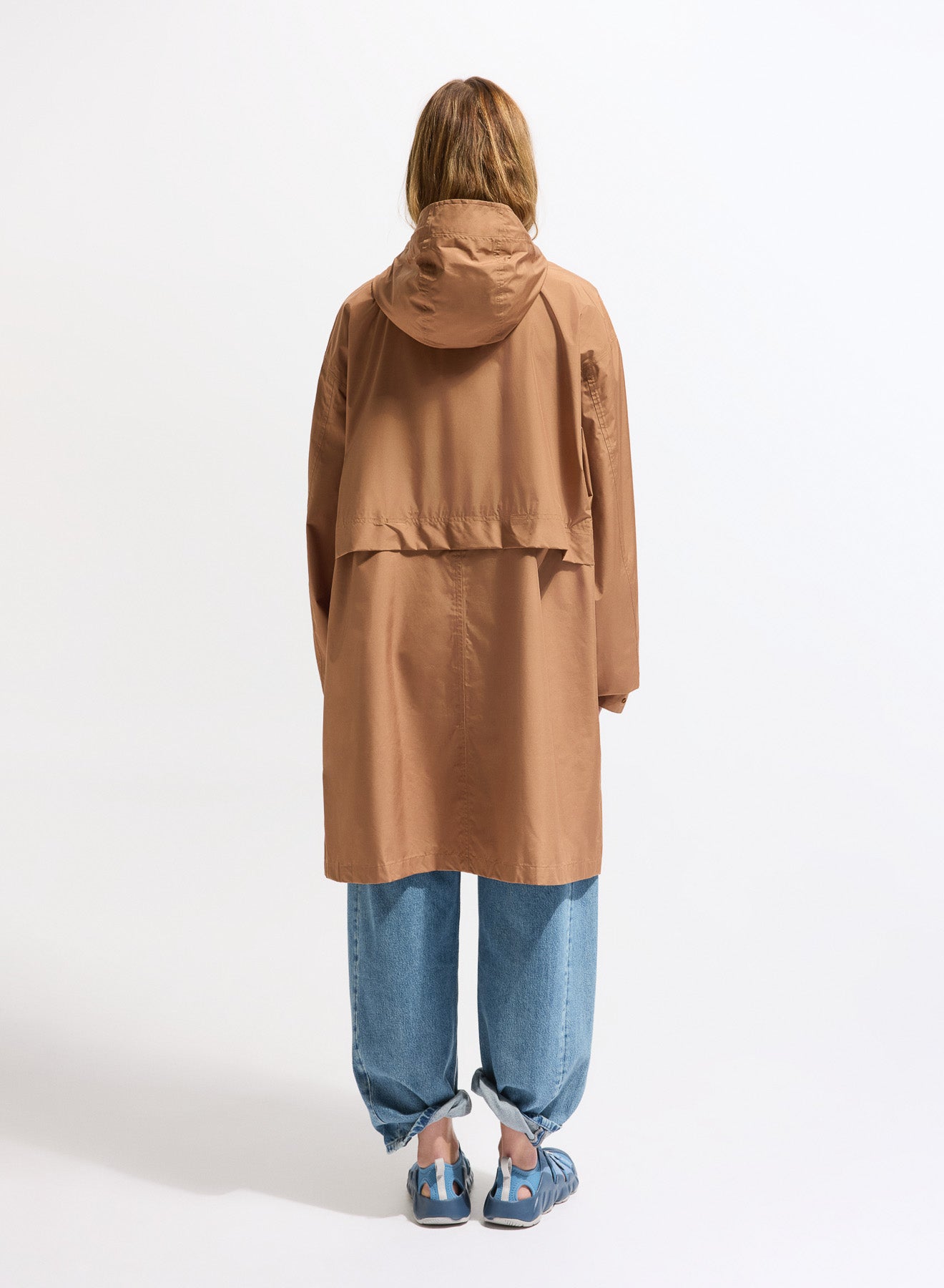 Parka longue imperméable unisexe Pyrenex Eissaure marron-8