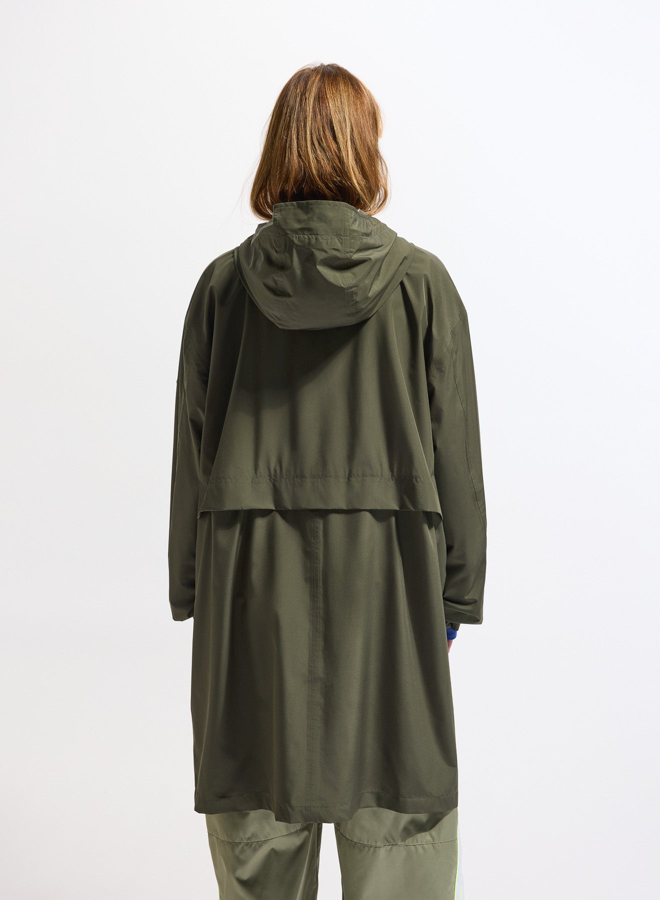 Parka longue imperméable unisexe Pyrenex Eissaure kaki femme