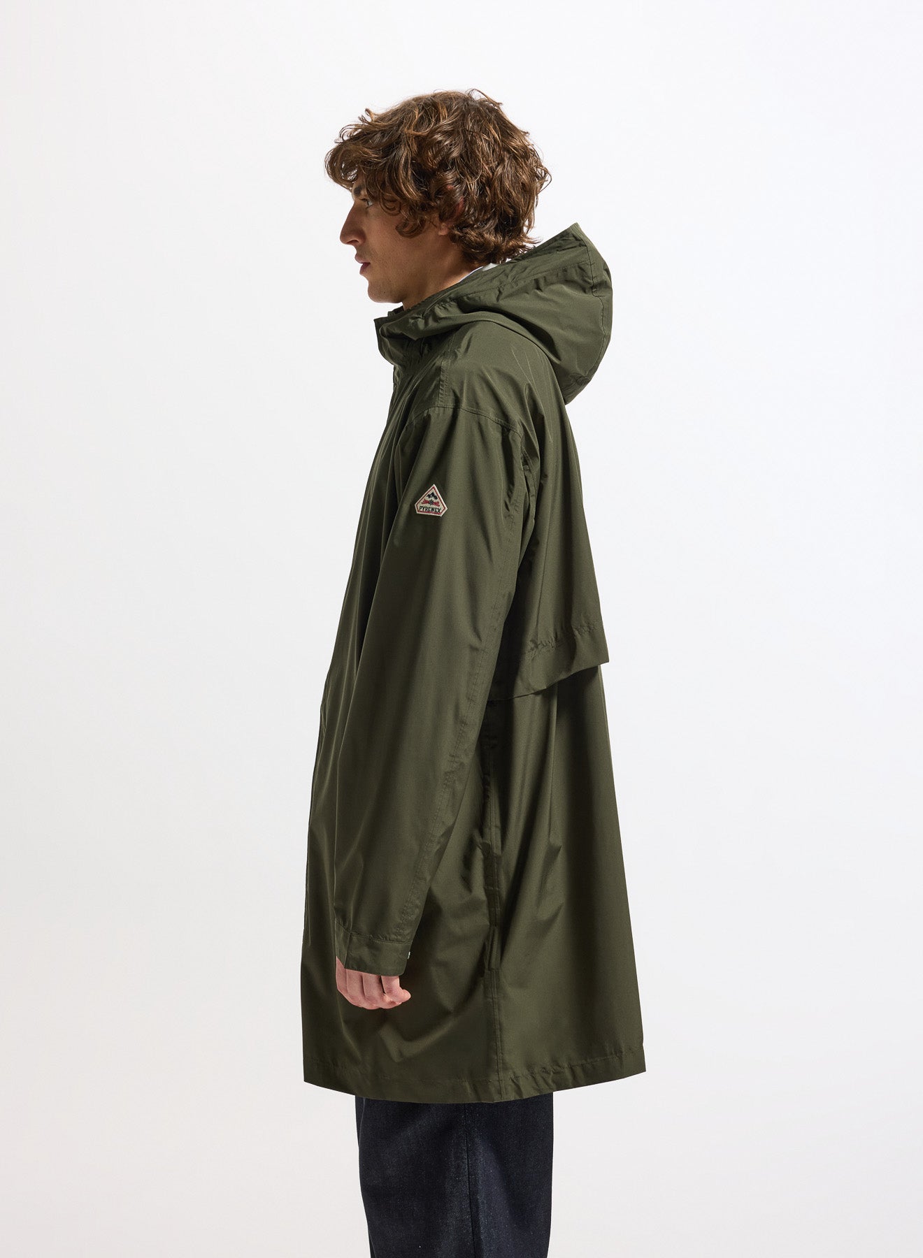 Parka longue imperméable unisexe Pyrenex Eissaure kaki-7