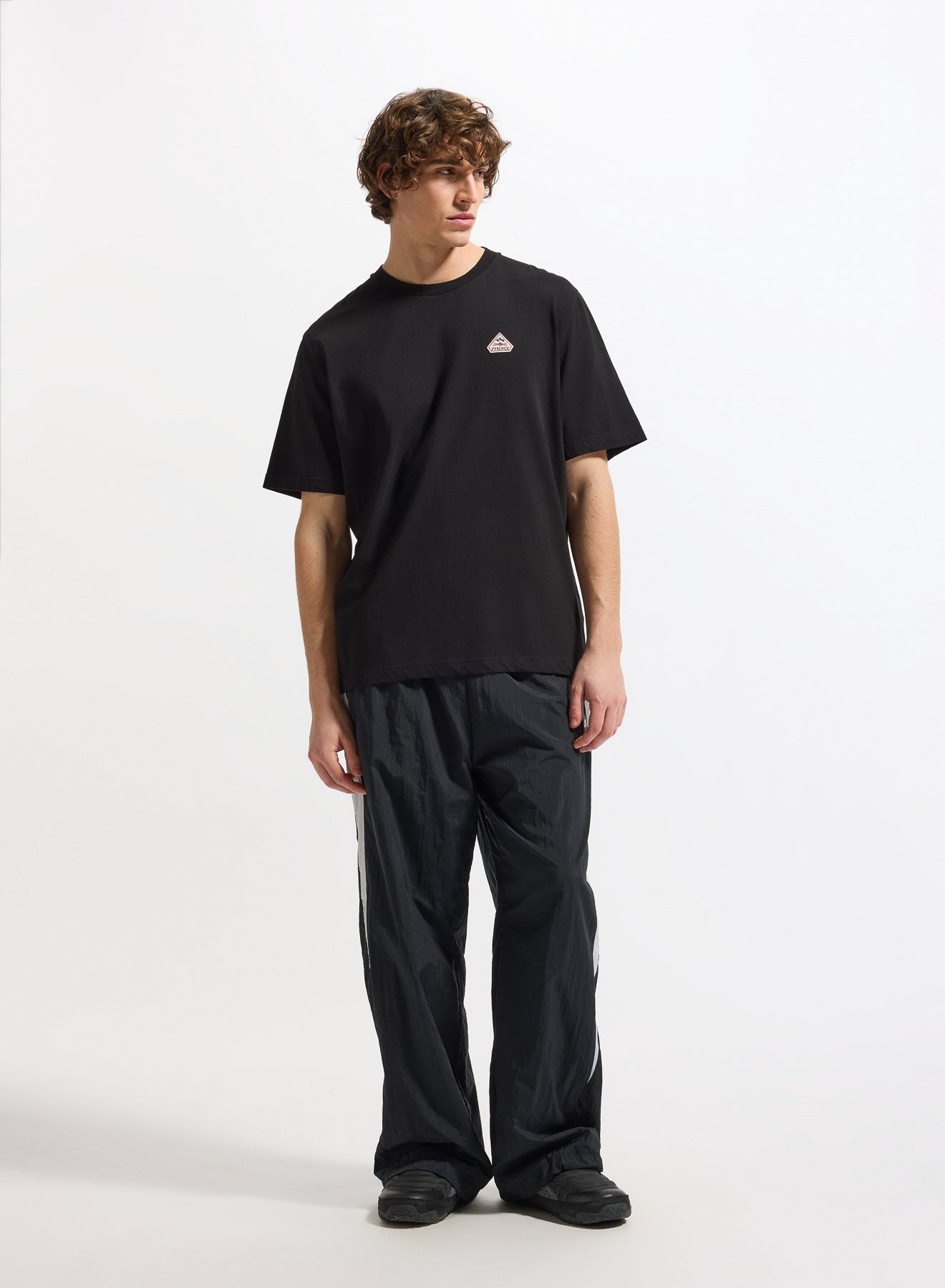 T-shirt homme en coton biologique Pyrenex Classic noir