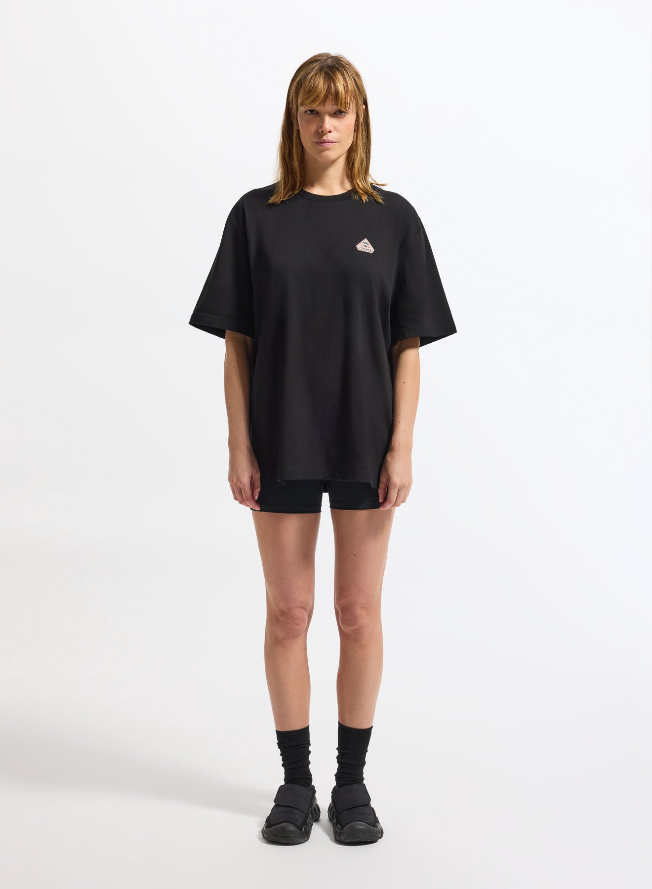 T-shirt femme en coton biologique Pyrenex Classic noir