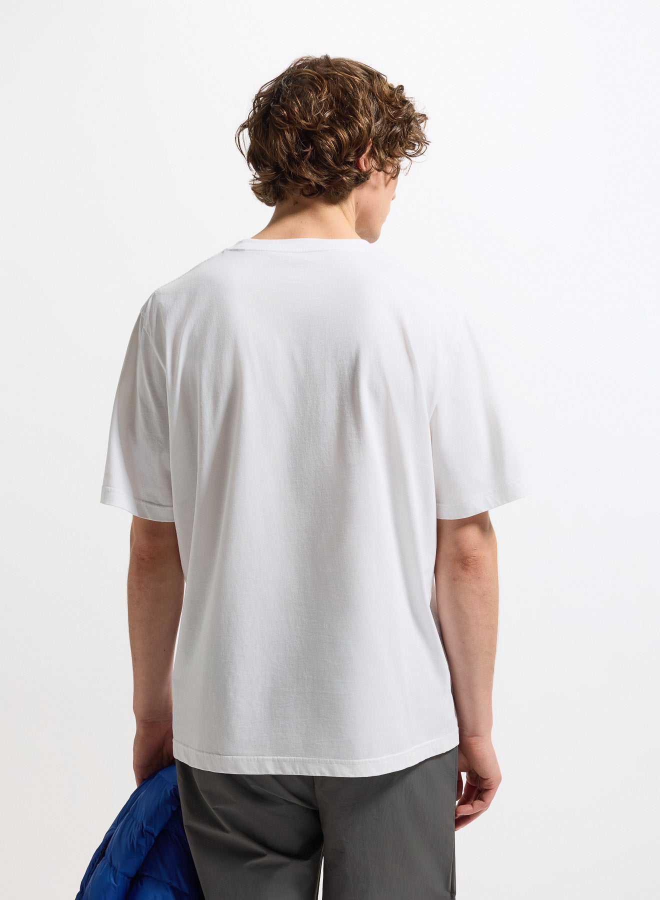 T-shirt unisexe en coton biologique Pyrenex Classic blanc-5