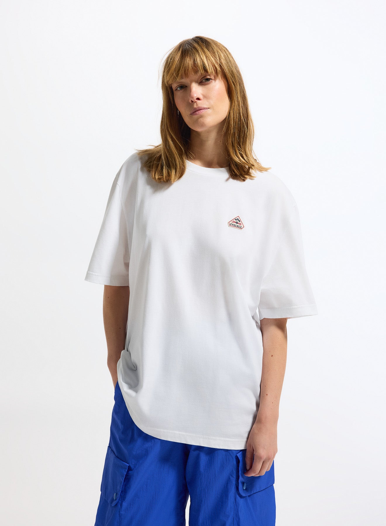 T-shirt unisexe en coton biologique Pyrenex Classic blanc-2