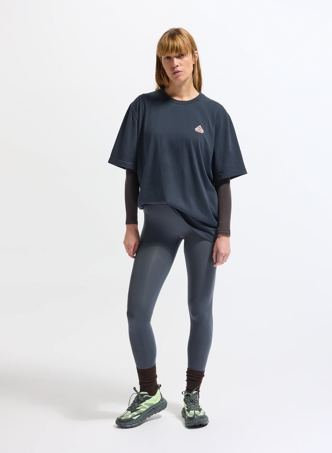 T-shirt unisexe en coton biologique Pyrenex Classic bleu marine-4