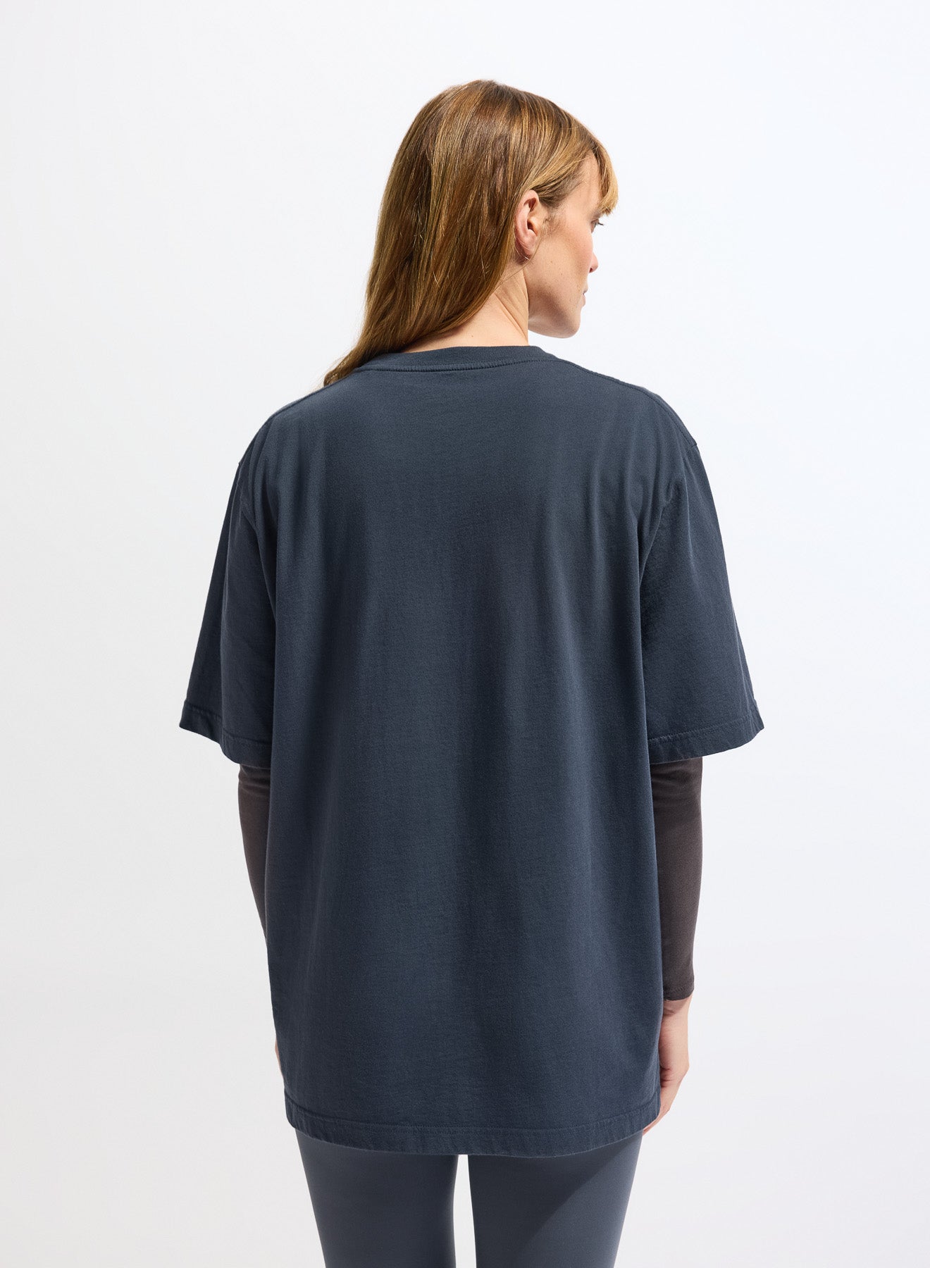 T-shirt unisexe en coton biologique Pyrenex Classic bleu marine-6