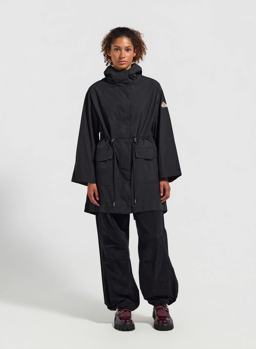 Pyrenex Grace women's raincoat, black-2