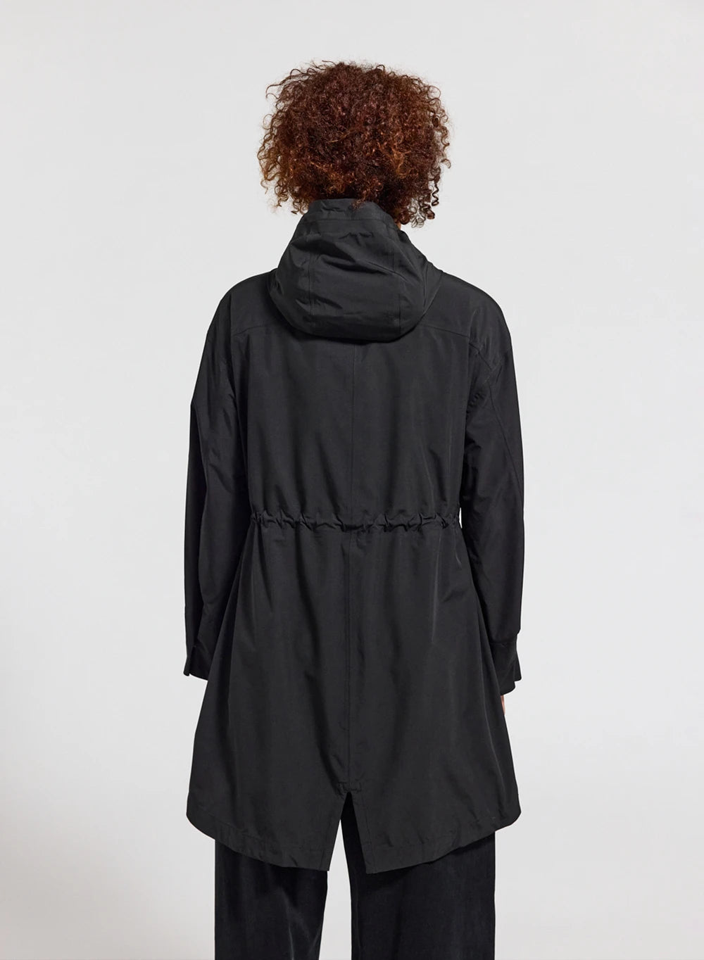 Pyrenex Grace women's raincoat, black-4