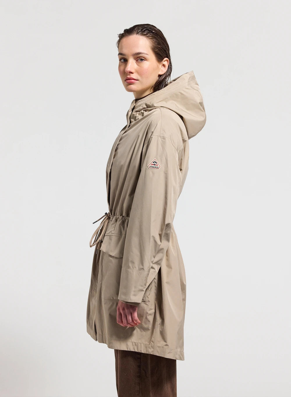 Imperméable femme Pyrenex Grace beige clair