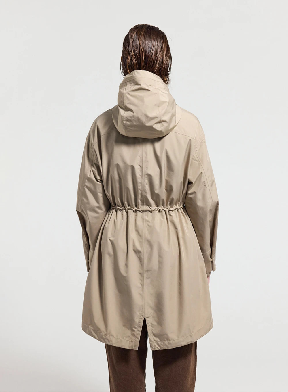 Pyrenex Grace women's light beige raincoat-5