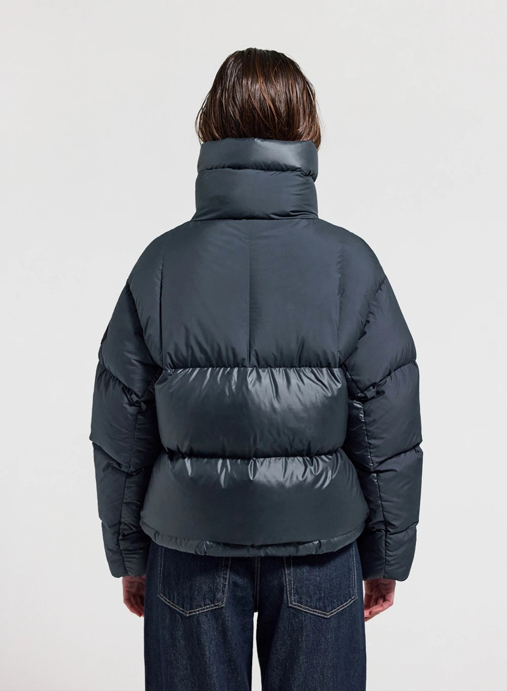 Doudoune courte Pyrenex femme Cezy made in Saint Sever bleu foncé