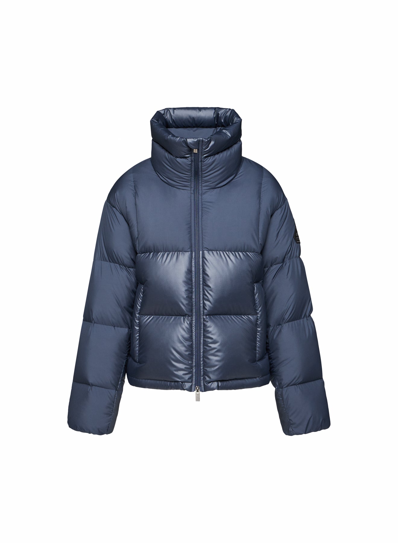Doudoune courte Pyrenex femme Cezy made in Saint Sever bleu foncé-5