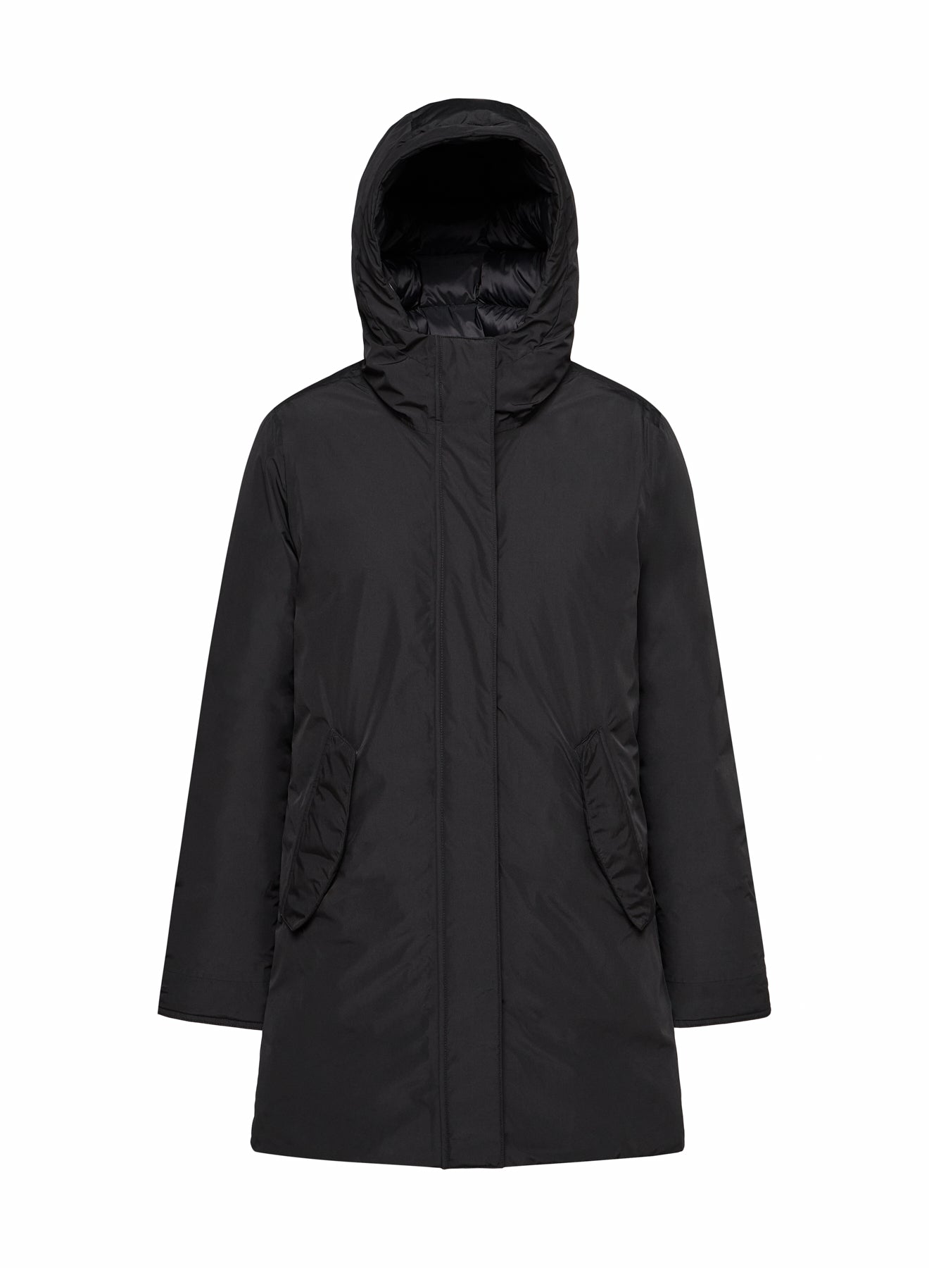 Parka imperméable femme Pyrenex Easy noire en duvet naturel