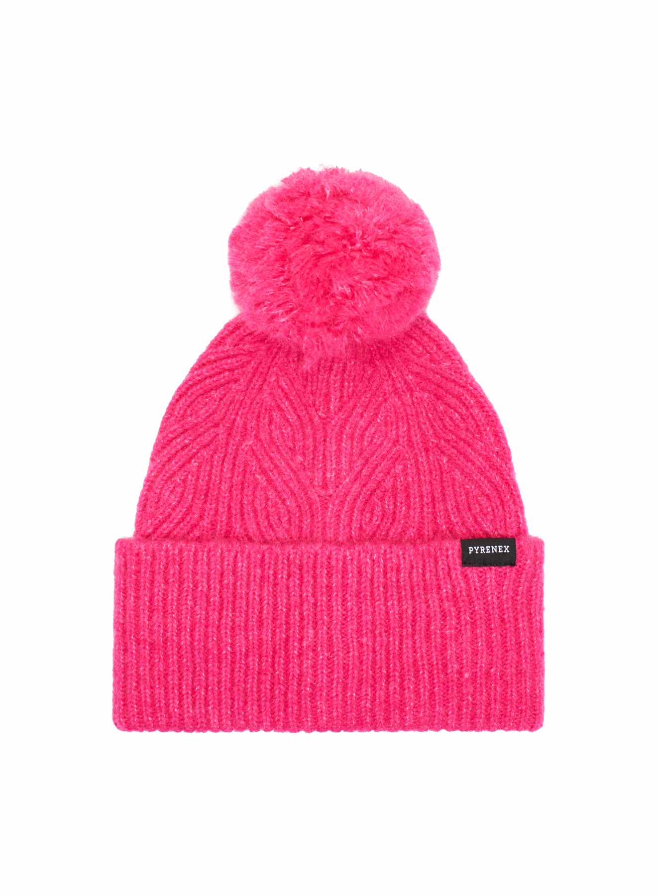 Mütze mit Bommel Elur Rosa