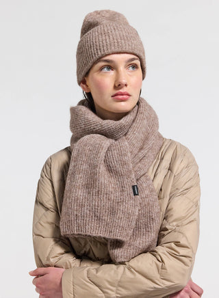 Warmer beige scarf