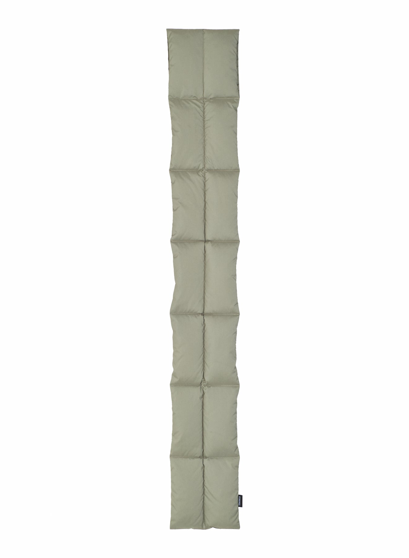 Lucie quilted down scarf, light khaki-2