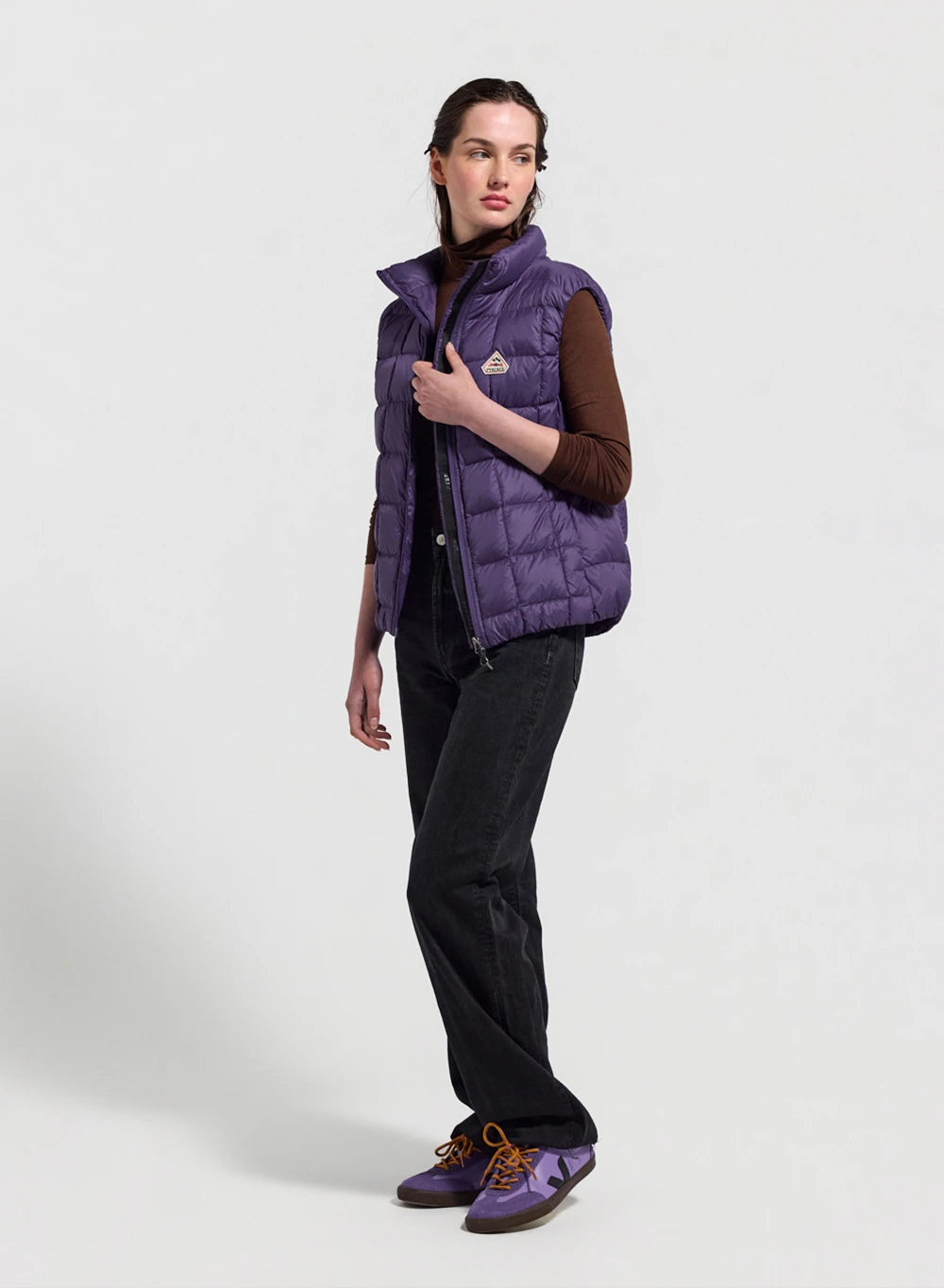 Doudoune ultra légère sans manches femme Pyrenex Sunray violette