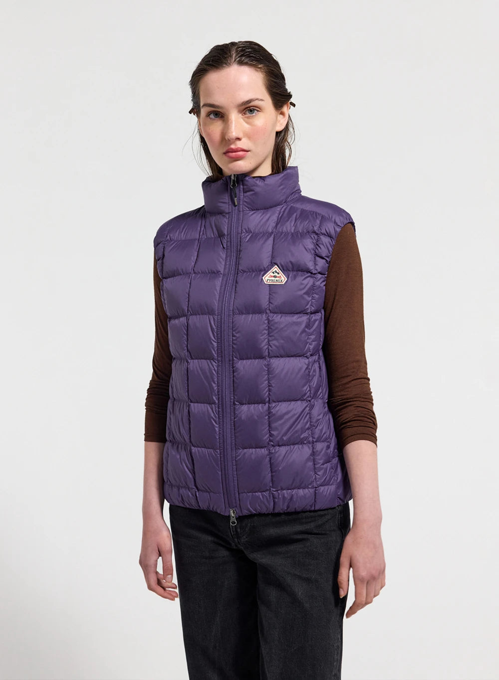 Doudoune ultra légère sans manches femme Pyrenex Sunray violette