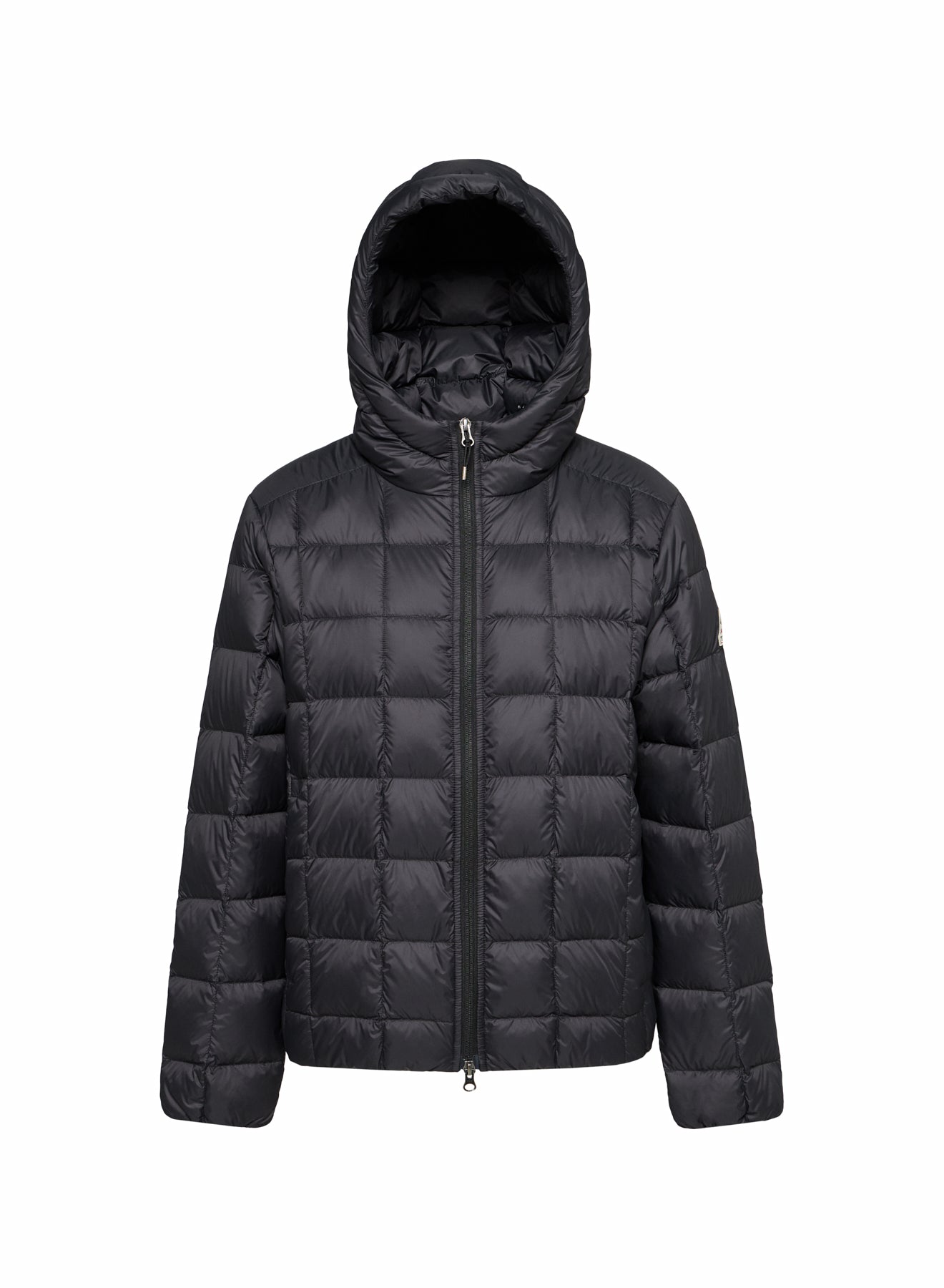 Pyrenex Sunray women's ultra-lightweight hooded down jacket in black-5