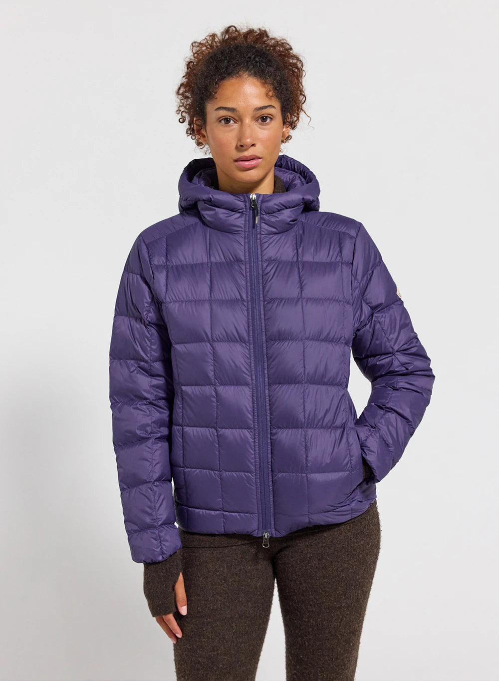 Doudoune ultra légère à capuche femme Pyrenex Sunray violette