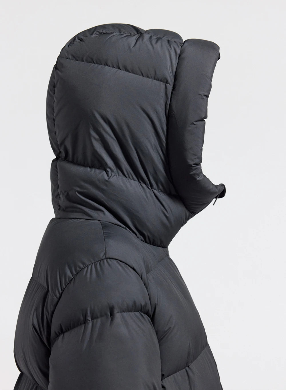 Halblange Damen-Daunenjacke Pyrenex Colibri made in Saint Sever schwarz-7
