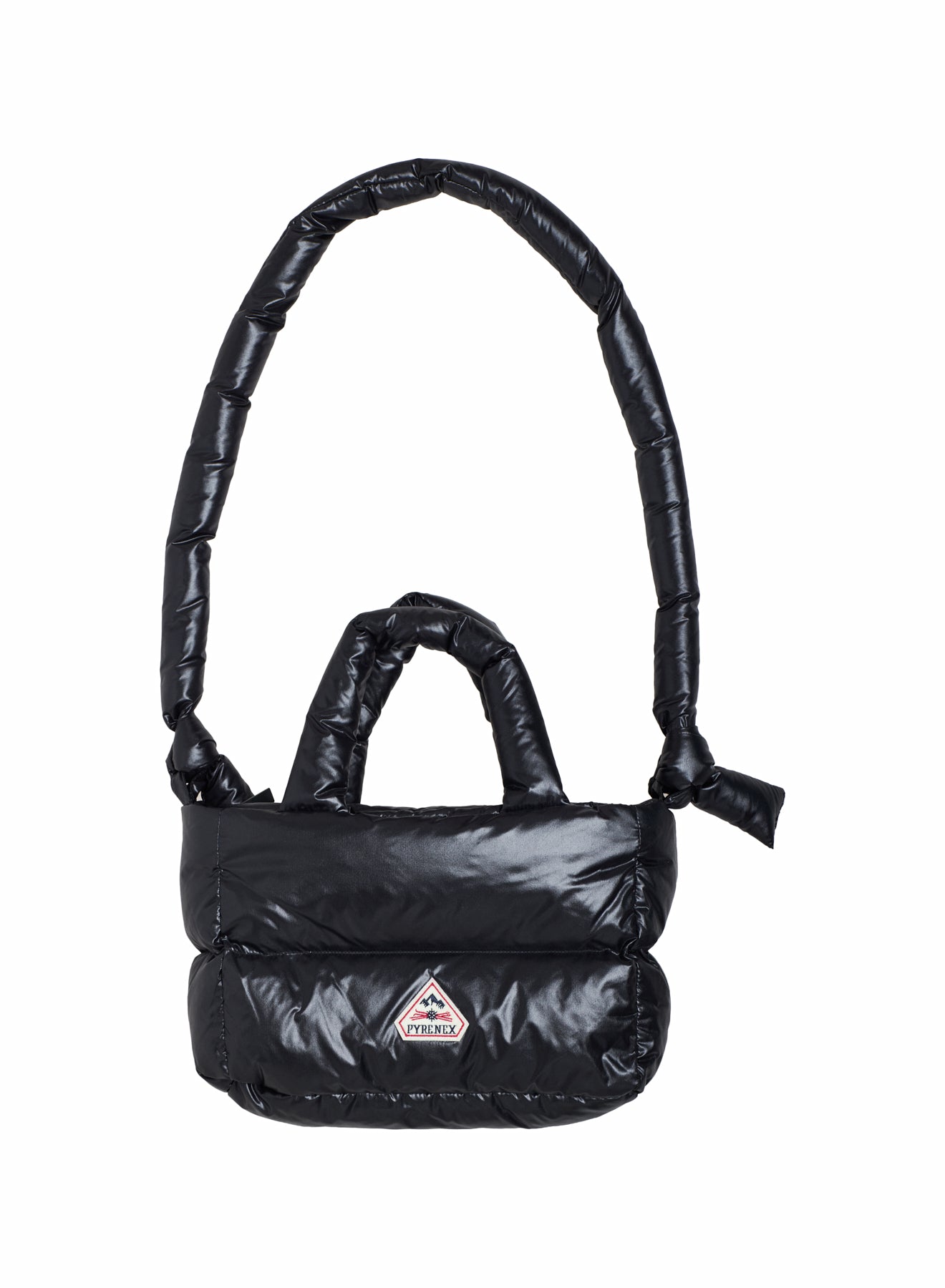 Sac à main matelassé en duvet Argi noir