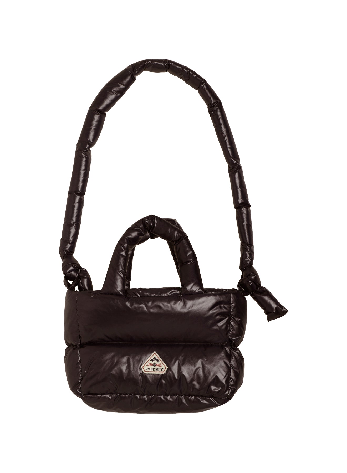 Gesteppte Daunen-Handtasche Argi Dunkelbraun