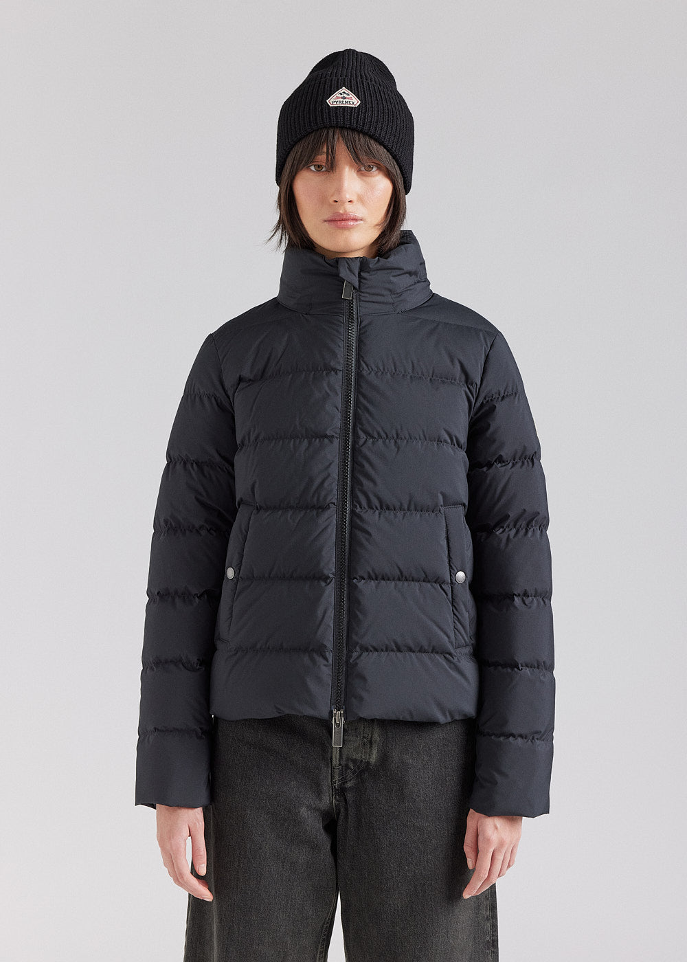 Pyrenex Spoutnic Damen-Daunenjacke mit abnehmbarer schwarzer Kapuze-2