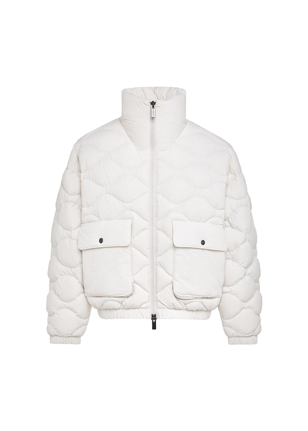 Pyrenex Enola chalk short bomber down jacket-5