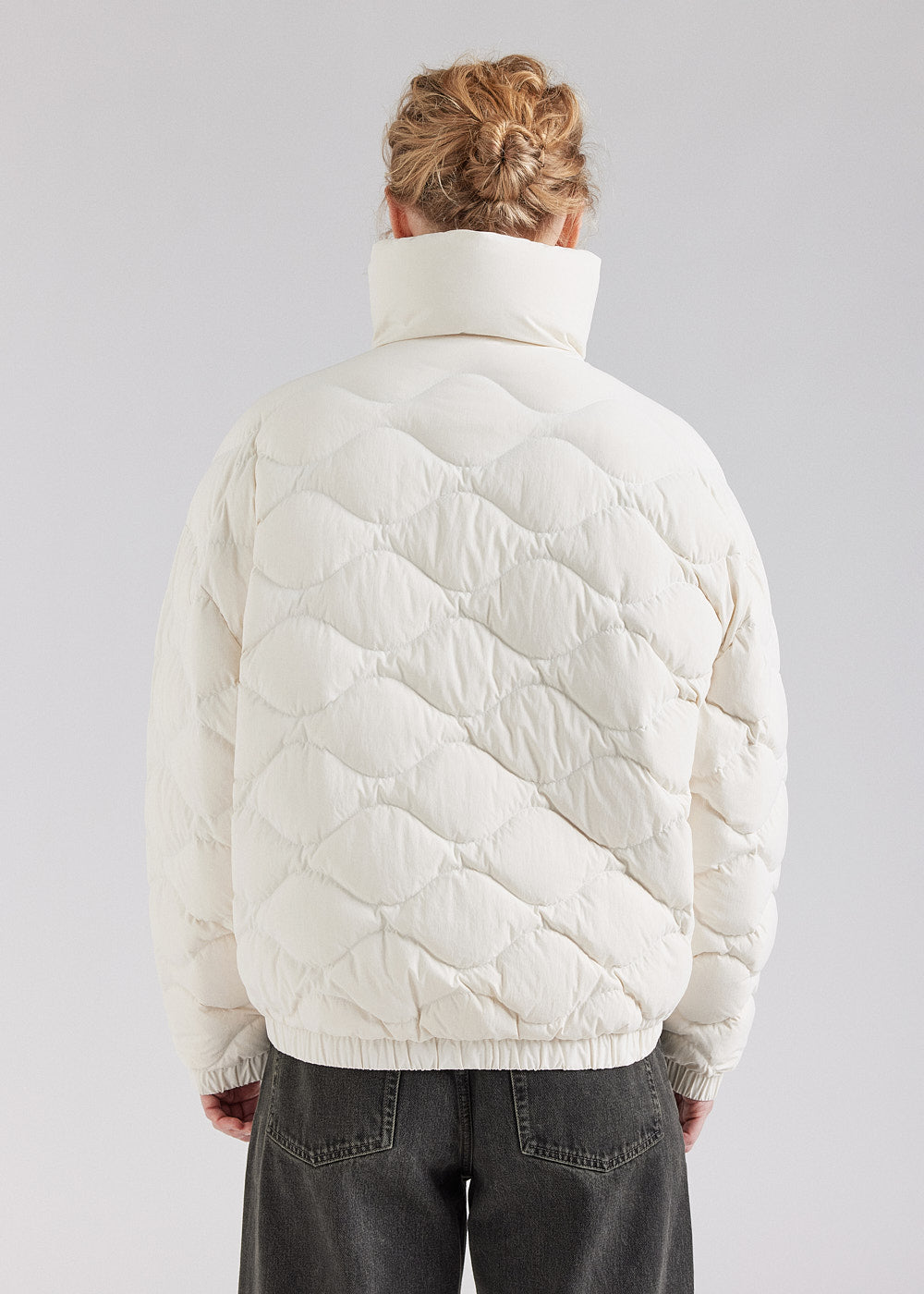 Pyrenex Enola Kreide kurze Bomber-Daunenjacke-3