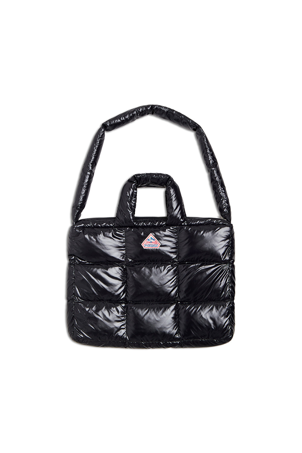 Alyx big black quilted tote bag-4