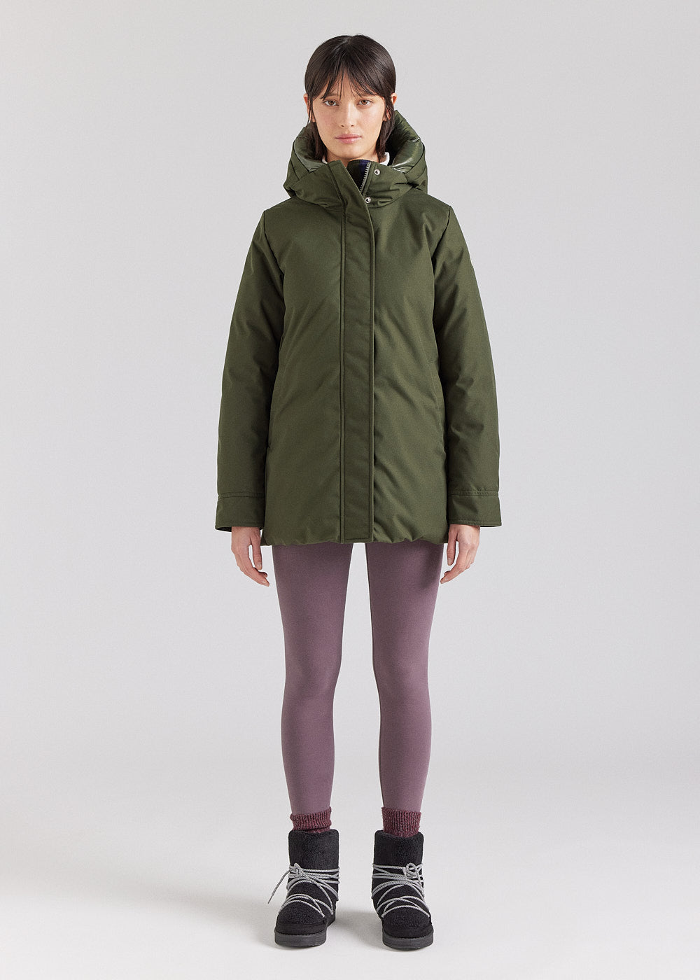 parka femme deep khaki