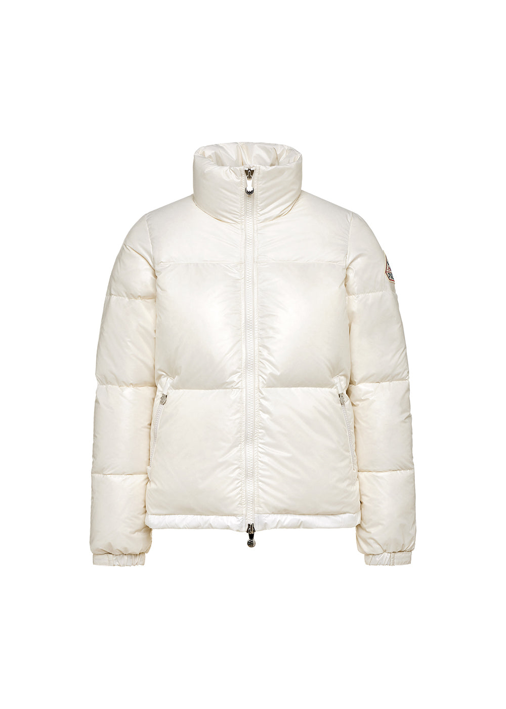 Pyrenex Goldin Chalk Women's Short Shiny Down Jacket-5