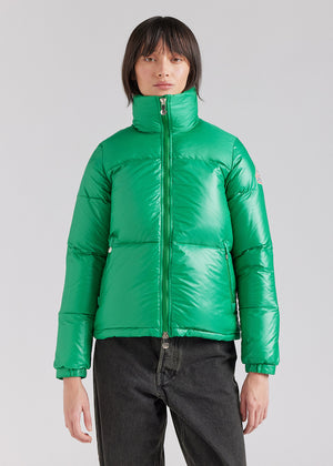 kurze Damen-Daunenjacke aus natürlichem Daunen