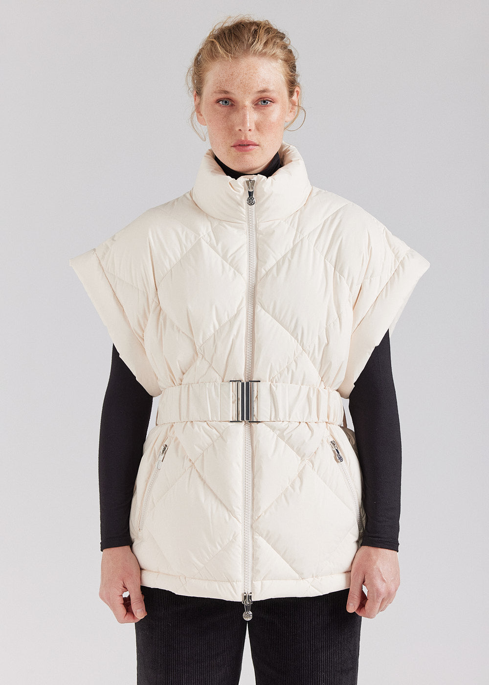 Pyrenex Diana Chalk ärmellose Daunenjacke für Damen-1