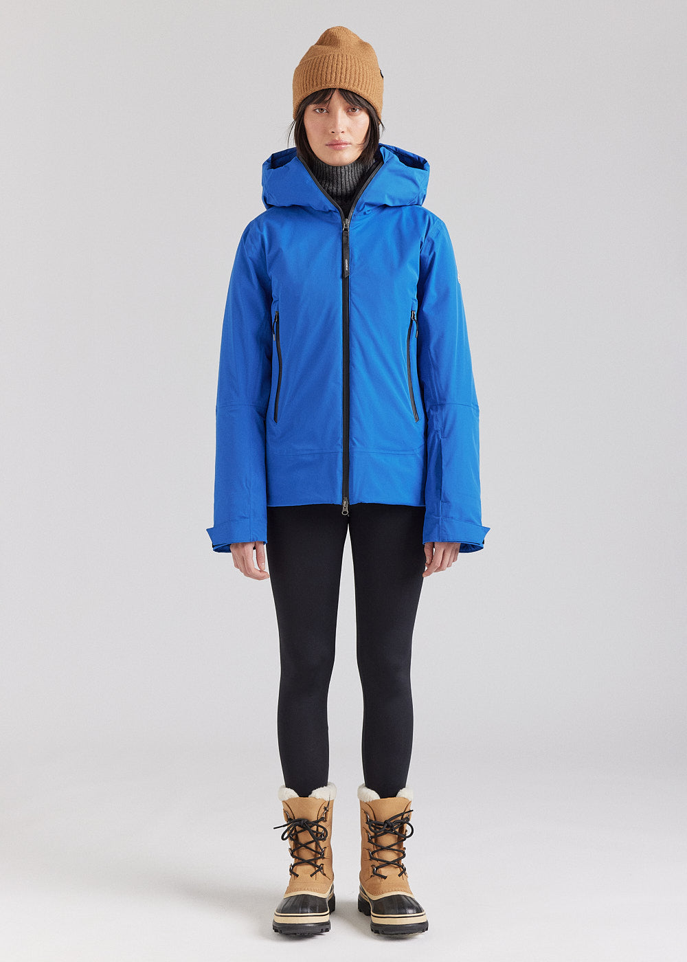 Pyrenex Nova Women's Down Parka Jacket Blue-2