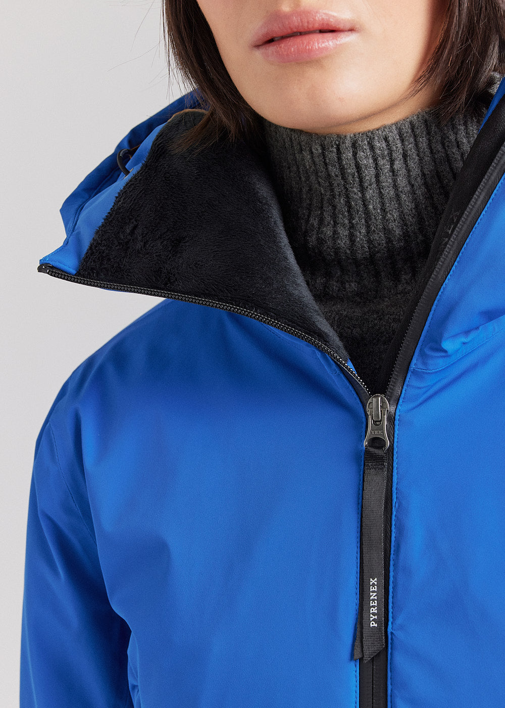 Veste parka femme Nova bleue-2