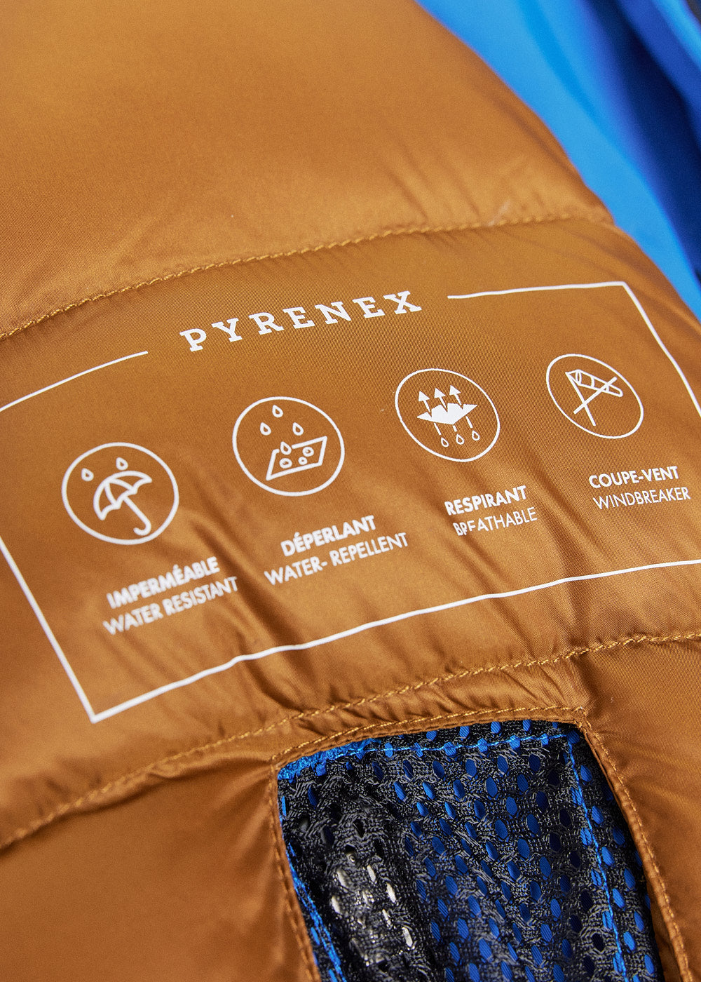 Blaue Daunenparkajacke für Damen von Pyrenex Nova-6