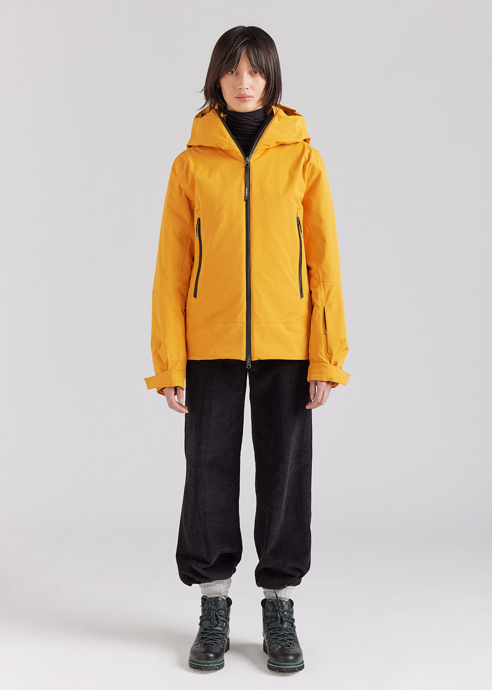 Daunenparkajacke für Damen Pyrenex Nova gelb-2