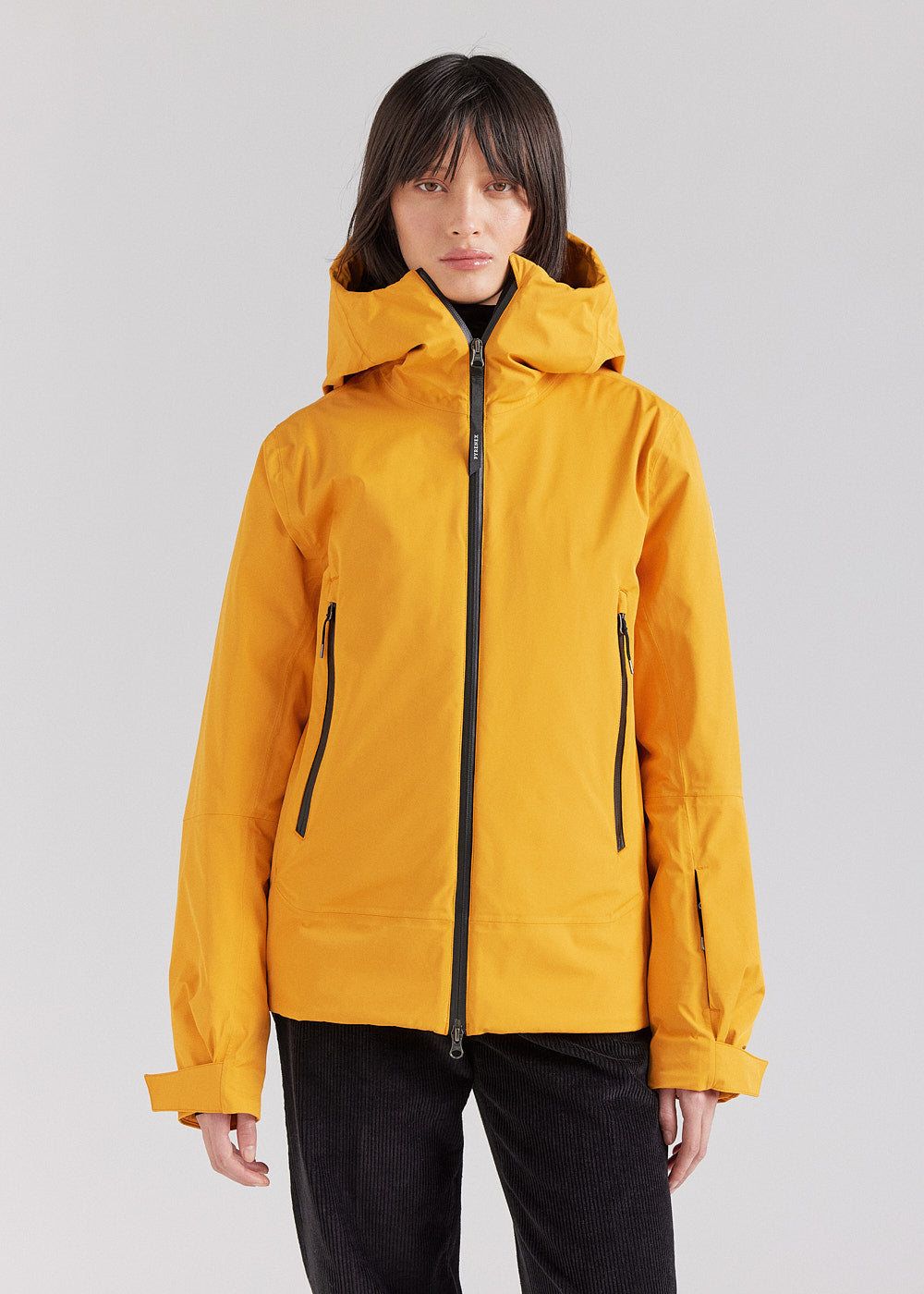 Daunenparkajacke für Damen Pyrenex Nova gelb-1