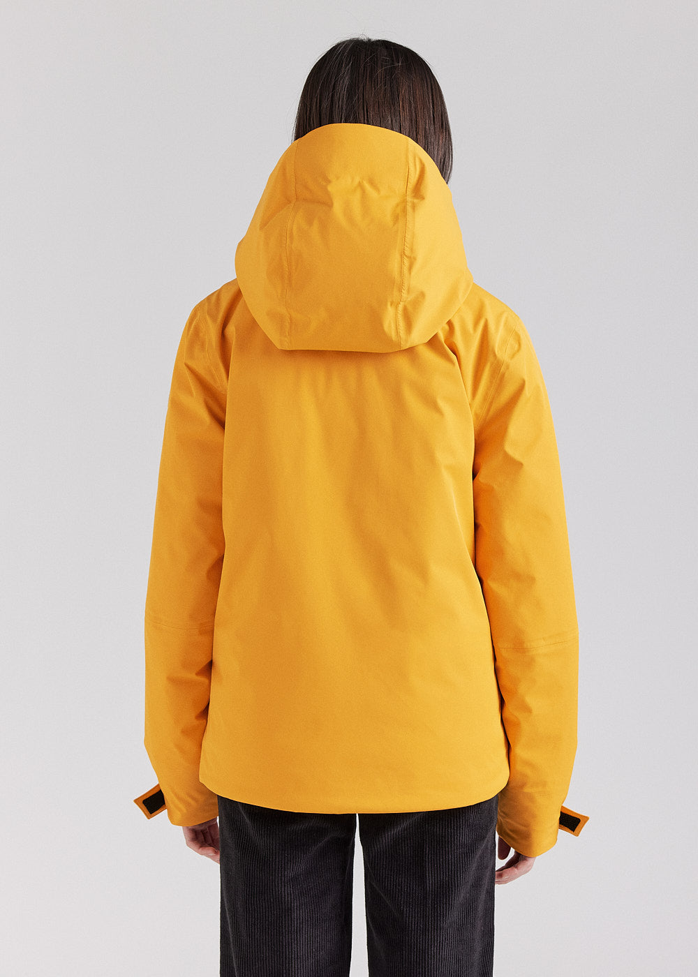 Veste parka en duvet pour femme Pyrenex Nova jaune-8