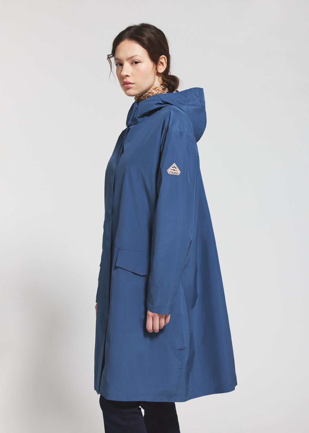 Veste de Pluie Longue pour Femme Manteau à Capuche Coupe-Vent Veste de Pluie Longue pour Femme Manteau à Capuche Coupe-Vent