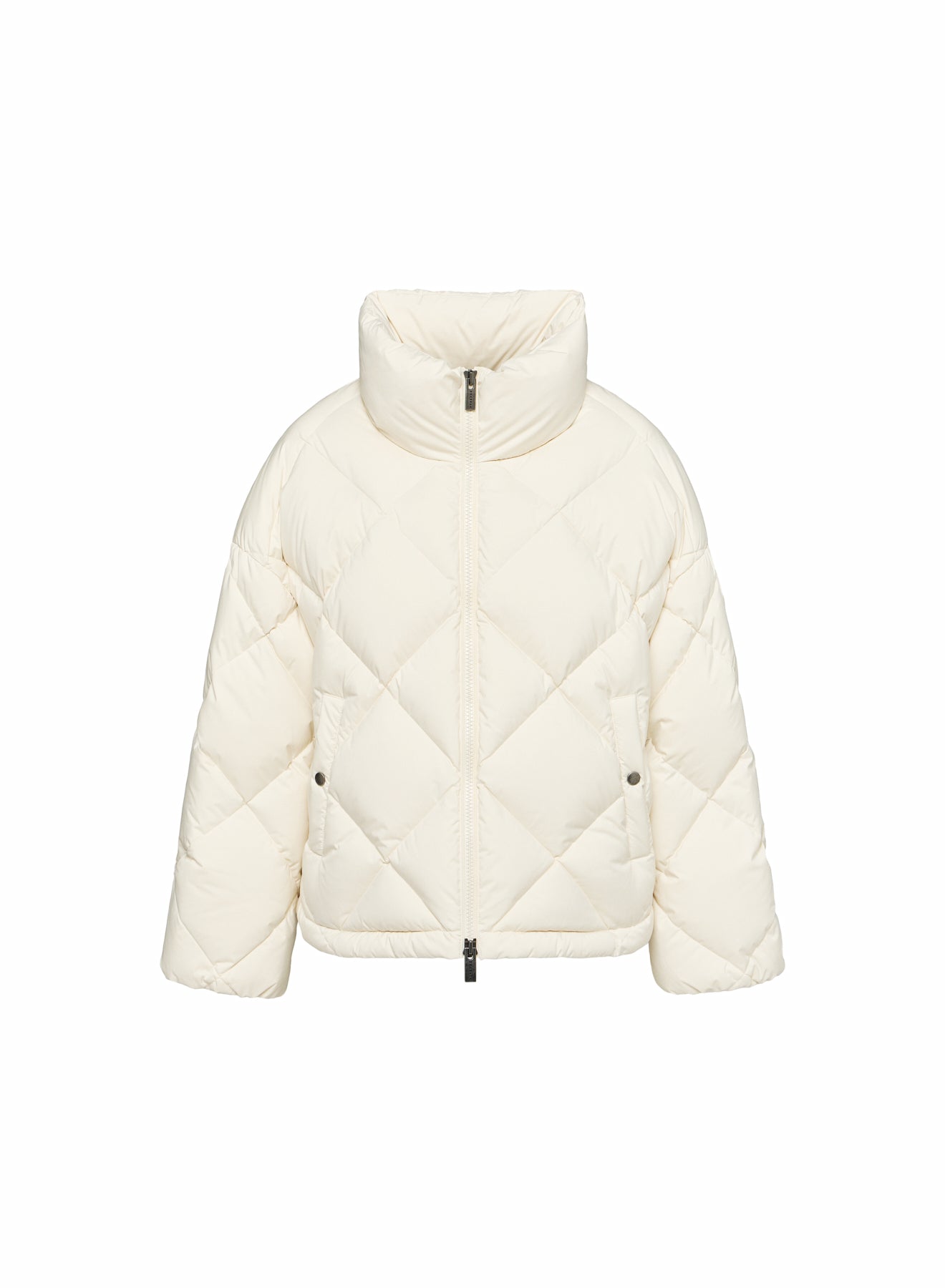 Doudoune oversize femme Pyrenex Adele avec col enveloppant blanche